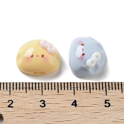 Opaque Resin Decoden Cabochons RESI-K035-04-1