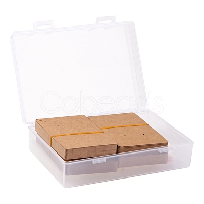 200Pcs 2 Style Cardboard Display Cards and OPP Cellophane Bags CDIS-LS0001-05B-1