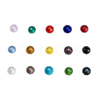 Opaque Solid Color Glass Beads EGLA-X0006-02A-4mm-1