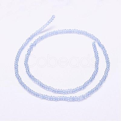 Transparent Glass Beads Strands EGLA-K010-A04-1