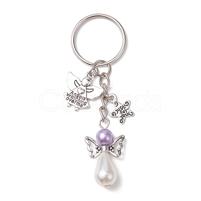 Angel & Star Charms Keychain KEYC-JKC00746-1