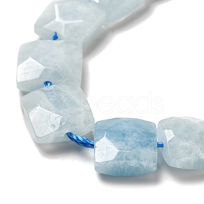 Natural Aquamarine Beads Strands G-G980-09-1