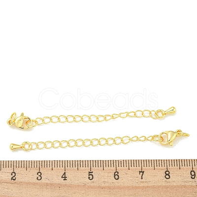 Rack Plating Brass Chain Extender FIND-T071-15G-1