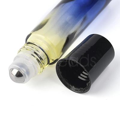 10ml Glass Gradient Color Essential Oil Empty Roller Ball Bottles MRMJ-WH0011-B06-10ml-1