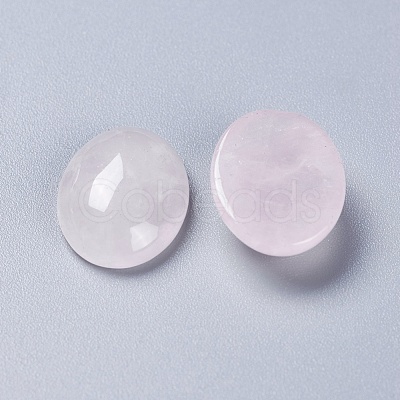 Natural Rose Quartz Cabochons G-L511-A-01-1