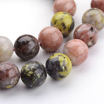 Natural Gemstone Bead Strands G-K152-07-10mm-1