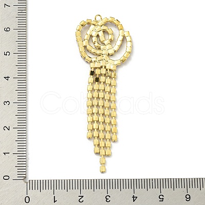 Brass Rhinestone Pendants KK-I715-16G-03-1