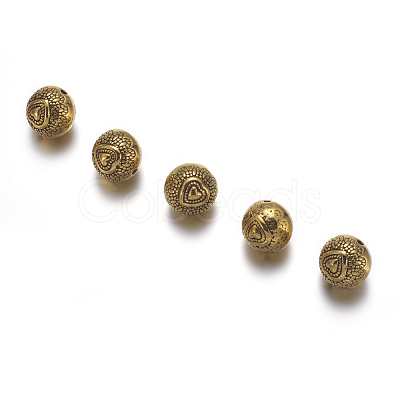 Tibetan Style Alloy Beads X-GAB5825Y-1