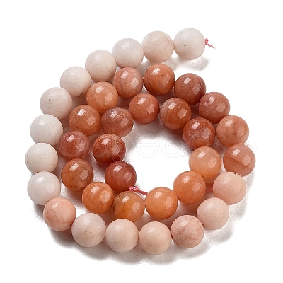 Natural Pink Aventurine Beads Strands G-B095-A02-03-1