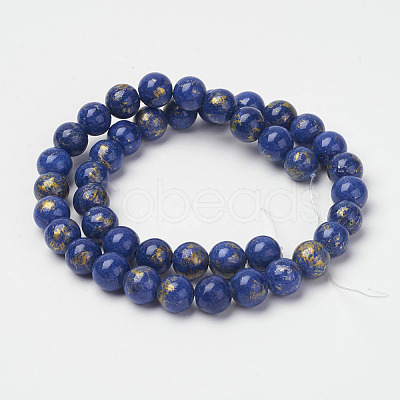 Natural Mashan Jade Beads Strands X-G-P232-01-G-4mm-1