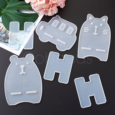 Cartoon Mobile Phone Holder Silicone Molds Sets DIY-TA0008-85-1