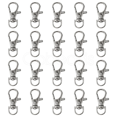 20Pcs Alloy Swivel Lobster Claw Clasps FIND-YW0001-55B-1