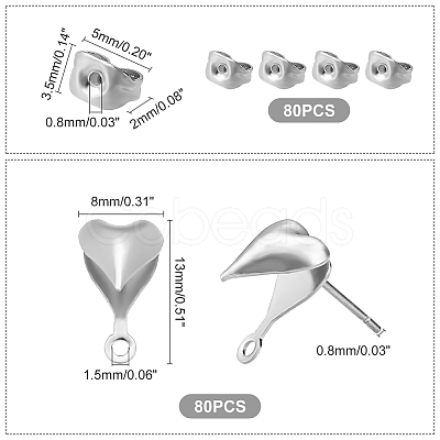 Unicraftale DIY Earring Making Kit DIY-UN0002-81-1