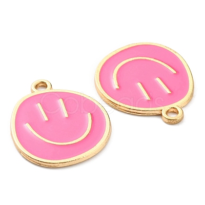 Alloy Enamel Pendants ENAM-D051-18G-04-1