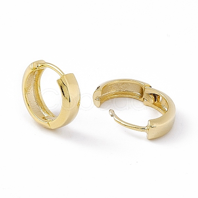 Brass Hinged Hoop Earrings for Women KK-A172-26G-1