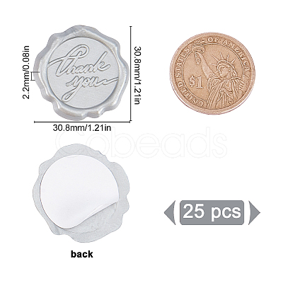 Adhesive Wax Seal Stickers DIY-WH0201-06D-1