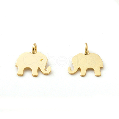 Brass Charms X-KK-E788-12G-1