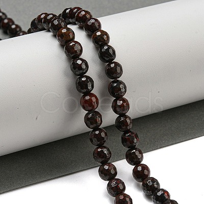 Natural Brecciated Jasper Beads Strands G-E571-A04-01-1