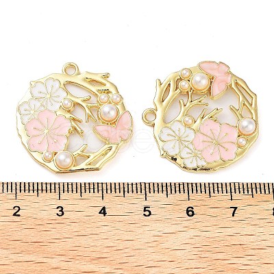 Rack Plating Alloy Enamel Pendants FIND-Q099-06G-02-1