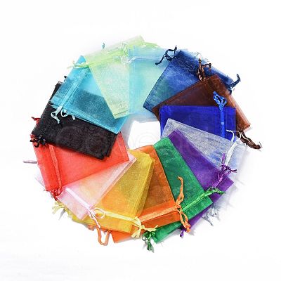 Mixed Color Organza Gift Bags X-OP001M-1