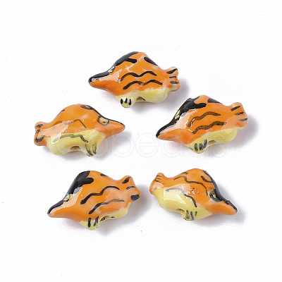 Handmade Porcelain Beads X-PORC-N004-12-1