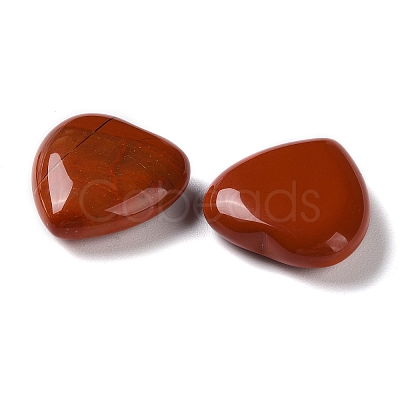 Natural Red Jasper Heart Palm Stones G-M416-09D-1