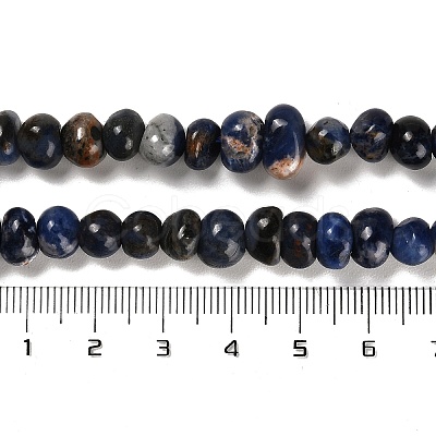 Natural Sodalite Beads Strands G-G053-C04-01-1