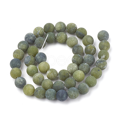 Natural Xinyi Jade/Chinese Southern Jade Beads Strands G-T106-071-1