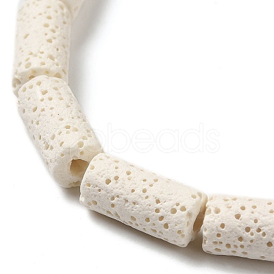 Natural Lava Rock Beads Strands X-G-L586-E02-07-1