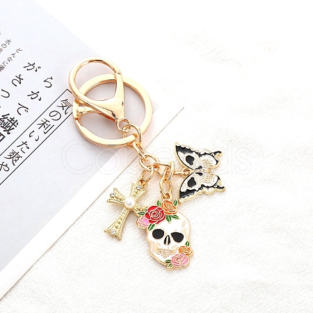 Halloween Metal with Enamel Keychain PW-WG5B248-02-1