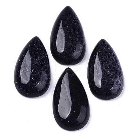 Synthetic Blue Goldstone Cabochons G-N326-72L-1