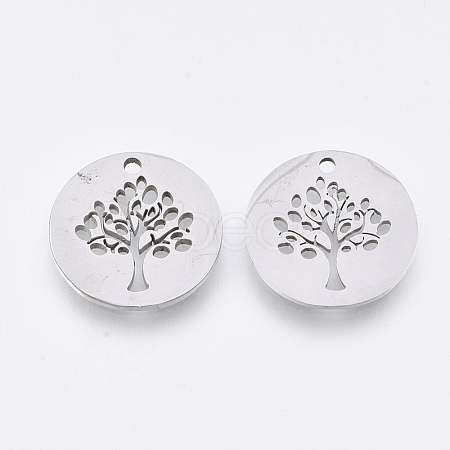 Non-Tarnish 201 Stainless Steel Pendants STAS-T044-130P-1