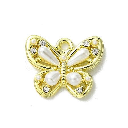 Alloy and Rhinestone Pendant FIND-Z045-03G-1