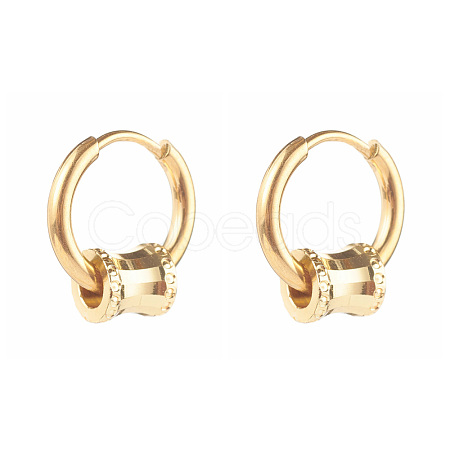 304 Stainless Steel Huggie Hoop Earrings EJEW-JE04525-1
