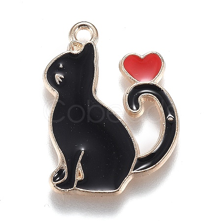 Alloy Enamel Pendants ENAM-TAG0001-04-1