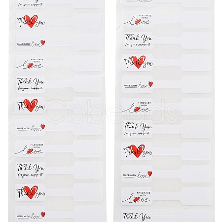 Writable Thank You Paper Hang Tags AJEW-Z030-04-1