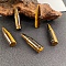 Natutal Tiger Eye Bullet Figurines Statues for Home Desk Decorations, 40x10mm