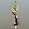 Natural Citrine Viking Dragon Wands, Fairy Stick, 180mm