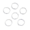 Aluminum Open Jump Rings, Round Ring, Silver, 11x1.5mm, Inner Diameter: 8mm