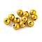 Brass Beads, Lead Free & Cadmium Free, Round, Golden, 6x5.5mm, Hole: 1mm