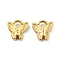 Alloy Charms, Butterfly Charm, Golden, 7x7x2mm, Hole: 1.4mm