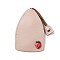 Strawberry Pattern Creative Pull Out Key Sleeve, Cartoon PU Leather with Resin Protective Car Key Case Keychain, with Waxed Cord, Pink, 23.5cm