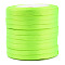 Single Face Satin Ribbon, Polyester Ribbon, Green Yellow, 1/4 inch(6mm), about 25yards/roll(22.86m/roll), 10rolls/group, 250yards/group(228.6m/group)