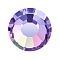 Preciosa&reg Crystal Hotfix Flatback Stones, Czech Crystal, Round(438 11 612 Chaton Rose VIVA 12 &reg), 00030 265 Vitrail Light, SS6(1.9~2.1mm)