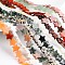 Star Natural & Synthetic Mixed Gemstone Bead Strands, 4x2mm, Hole: 1mm, about 106pcs/strand, 15.74 inch