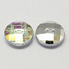Taiwan Acrylic Rhinestone Buttons BUTT-F022-13mm-14-2