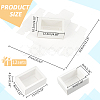 Foldable Paper Drawer Boxes with Clear Plastic Cover CON-WH0095-68B-03-2