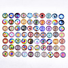 Flat Back Glass Cabochons GGLA-S047-04A-6mm-1