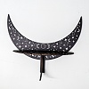 Moon Phase Crescent Wooden Crystal Shelf Jewelry Candlestick Display Stand PW23021797520-1