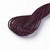 Round Waxed Polyester Cord YC-WH0005-02-1